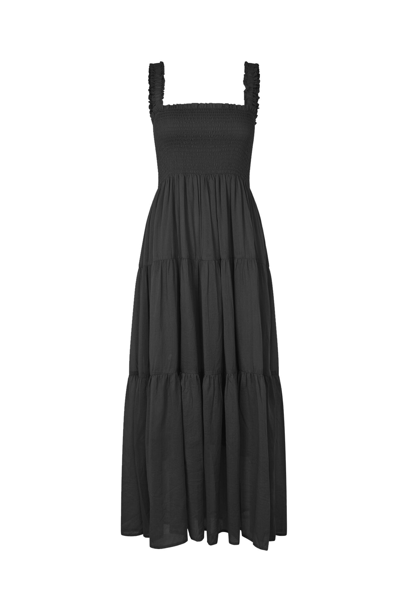 Nuda Maxi kjole - Washed Black